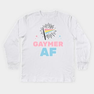 Gaymer AF Kids Long Sleeve T-Shirt